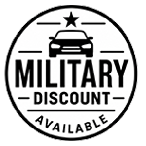 Military Discount Available Badge